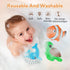 3 Pack Sensory Fidget Poppers Push Bubble Toy, Silicone Squeeze Autism Anxiety Stress Relief Educational Popping Toys for Kids Adults - Clown Fish...