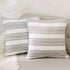 Stripe Pillow Cases Soft Linen Square Decorative Throw Cushion Cover Pillowcase with Hidden Zipper for Sofa - 20" x 20 "...