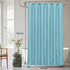 AooHome Extra Long Shower Curtain 72x78 Inch, Fabric Shower Curtain Liner for Hotel with Hooks, Weigthed Hem, Water Repellent, Blue...