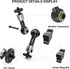 SmallRig 5.5 Inches Adjustable Friction Articulating Magic Arm, with Both 1/4" Screw for LCD Monitor/LED Lights - 2065B...
