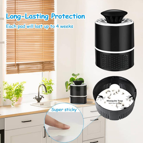 36Pcs Refill Glue Boards 4.3" Sticky Glue Pads Compatible with Katchy, Fenun and Other Models Indoor Mosquito Insect Trap, Bug Catcher Replacement...