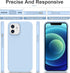 CellEver Heavy-Duty Silicone Case for iPhone 12/12 Pro - Two Shatterproof Glass Screen Protectors, Military Drop Protection, Scratch-Free Interior...