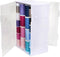SINGER Double-Sided Thread Spool Organizer - Clear Storage Sewing Box for Embroidery, Craft Room Organization, Stackable Storage Container for Cra...