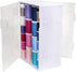 SINGER Double-Sided Thread Spool Organizer - Clear Storage Sewing Box for Embroidery, Craft Room Organization, Stackable Storage Container for Cra...