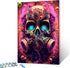 Paint by Numbers Kits Canvas DIY Oil Painting for Students,Adults Beginner with Brushes & Acrylic Pigment -Guitar Sugar Skull Day of The Dead Art ...