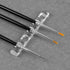 2 Pcs Crystal Bar Pen Holder, Acrylic Nail Art Painting Pen Brush Stand for Drawing Pens, Nail Gel Polish Pen Brush Stand Holder Manicure Tool....
