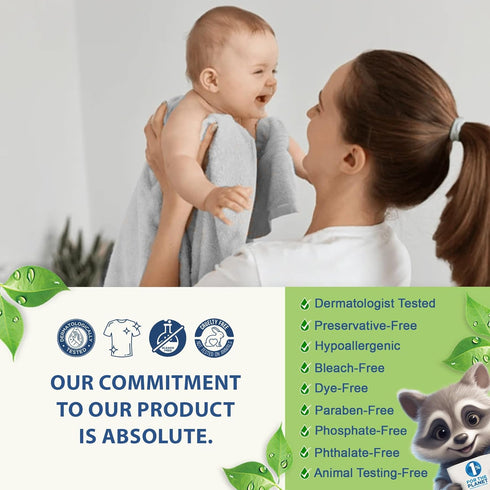 Eco-Safe Laundry Detergent Sheets - Ingredients from Finland, Natural Scent, Bio-Enzyme Formula, Power Clean, 5 Sheets (Up to 10 Loads) - Non-Toxi...