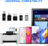 USB A to USB C,Type C Female to USB Male,Type C Male to Type C Female,Type C to USB B iPhone Female to Type c Compatible Samsung Galaxy,Laptop(5pa...