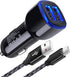 Car Charger for Samsung Galaxy A21 A11 A51 A20 A01 A10E A9 A50 A71 A15 5g A14 A13 A35 A53 A54 A55 A12 A52 A24 S25 S24 S23 FE S22 S21 S20 Ultra Not...