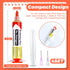 Treela 4 Set 8341 No Clean Solder Flux Paste 10cc Tacky Soldering Flux 40ml Pneumatic Dispenser with Plunger and Dispensing Tip for Electronics So...
