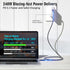 YIWNETEC USB C Cable to USB C 3.2 Male Gen2 × 2 Type C Charging Cable, 20 Gbps Data Transfer, 240 W 48 V/5 A Fast Charging Cable, 4K @ 60Hz Video ...