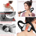 HaSeftni Neck Massager, Upgrade 6 Balls Massage Point Roller Massager for Pain Relief Handheld Tool Suitable Legs Waist and Shoulder Relaxer - Bla...