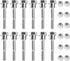 12 Pack 580790401 588077502 Shear Pin Bolts and Nuts Kit, Compatible with Craftsman, Husqvarna, Poulan, Poulan Pro, AYP 2 Stage Snow Blowers, Fits...