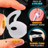4 Pairs Silicone Ear Bud Replacement Tips - Apple Airpod Ear Hooks Earbud Tips Airpods Anti Slip Covers Earbud Replacement Tips Silicone Ear Tips ...