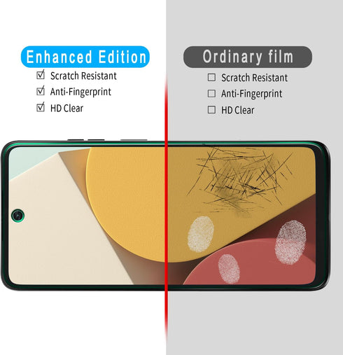 Slanku (3 Pack Tempered Glass for Moto G 5G 2024 Screen Protector, Touch Sensitivity, Scratch Resistant, Bubble Free, Case Friendly......