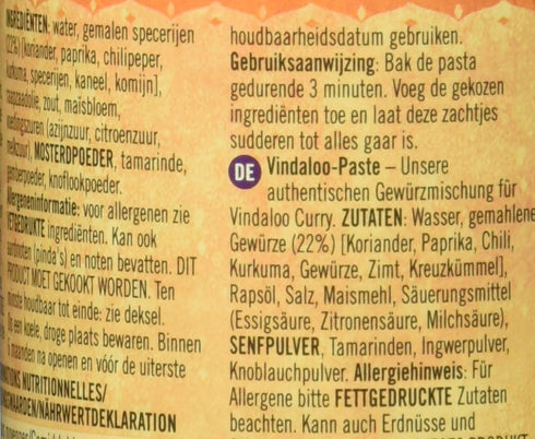 PATAKS Paste Curry Vindaloo, 10 oz...