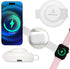 Pocket Size EDC Charge Magnetic 3 in 1 Charging Station for Apple Magsafe Charger, Foldable Max Fast Wireless Charger for iPhone 15/14/13/12 Pro/P...