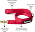 DJANGO Adventure Dog Leash – Strong, Comfortable, and Stylish Dog Leash with Solid Brass Hardware and Padded Handle - Designed for Outdoor Adventu...
