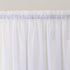 No. 918 Emily Sheer Voile Rod Pocket Door Sidelight Curtain Panel, 28" x 72", White...