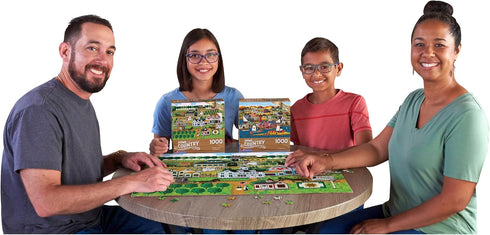 RoseArt - Home Country - Yankee Seed Co. - 1000 Piece Jigsaw Puzzle for Adults...
