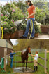 Garden Hose Nozzle Adjustable Hose Spray Nozzle High Pressure 8 Watering Pattern with 3.5Oz Soap Sprayer Power Garden Water Hose Foam Nozzle Spray...
