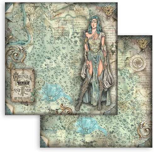 Stamperia Scrapbooking Pad-Magic Forest, Multicoloured, 12 x 12 inches...