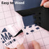 CAREGY Heat Transfer Vinyl HTV Iron on Vinyl for T-Shirts 12 x 10 Inches 16 Sheets (White and Black)...
