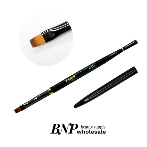 Present by BNP 1 Pc Black Nail Art Tool Brush Polish Acrylic Gel UV Design Adhesive Liner Pen for Manicure Beauty Nail Acrylic Nails (C2)...