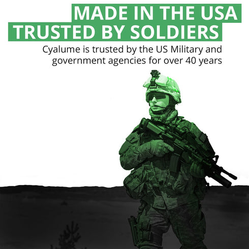 Cyalume Glow Sticks Military Grade Lightstick - Premium Green 6” SnapLight Emergency Chemical Light Stick with 12 Hour Duration , 10 Pack...
