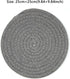 Trivet Potholders Set Cotton Trivet Pot Holder Thread Weave Hot Pot Holders Home Decor Round Woven Potholders for Kitchen Quartz Countertops Table...