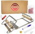 INDIVSHOW Adjustable Bead Loom,Seed Bead Loom Kit includes Thread,Beading Needles, 8000 Grains Czech Beads,Calipers, Thimble,Yarn Scissors for Adu...