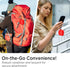 Miimall Compatible JBL Tune Flex Protective Silicone Case Cover, Red...