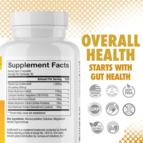 DR. EMIL NUTRITION Total Gut Health Complex - Prebiotic + Probiotic + Postbiotic Gut Health Supplements for Women and Men - Probiotics for Digesti...