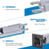 GLOSO Circuit Breaker Fuse holder Type W Type Thermal - 3 Pack (3A)...