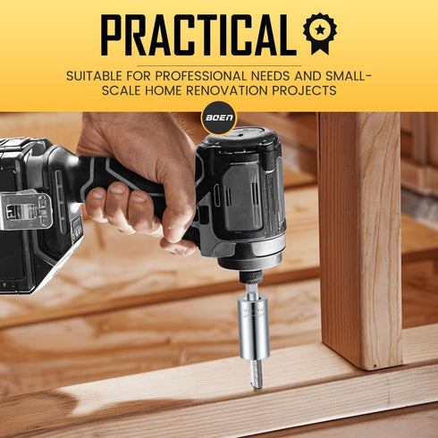 boen Super Universal Socket Tool Set Gifts for Men | Self-adjusting Fits (7mm-19mm) with Power Drill Adapter | Christmas Fathers Day Ideal Gift St...