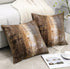 ONELZ Brown Throw Pillows and Grey Throw Pillows Decorative Pillow Covers for Couch Two Sides Printed, Fashion Style Zippered Cushion 18 X 18 Pill...