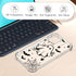 YEPO Halloween Case for iPhone 15 Pro Max Clear Fashion Designs Phone Cover Women Girls, Stylish Slim Shockproof Bumper Flower Protective Phone Ca...