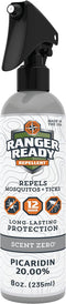 Ranger Ready Picaridin Insect Repellent Spray with Scent Zero - Mosquito Repellent and Tick Spray (8 oz., Pack of 1)...