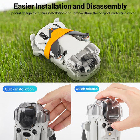 Gimbal Protector for Mini 4 Pro, Camera Lens Cover Lens Cover Obstacle Sensor Avoidance Cap for DJI Mini 4 Pro RC Drone Accessories...