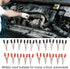 Clip, Stainless Steel Battery Clamp with Strong Spring Jumper Cables Clamp for Truck Car Battery Electric Test...