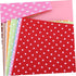 20pcs 15x15 Cm Thick Felt Nonwoven Fabric - Flower Dot Design for DIY Sewing Projects - Kids Crafting - Patchwork Felt Fabric Sheet for Embroidery...