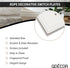 Questech Decor Single Duplex Electrical Outlet Cover Wall Plate, 1-Gang Single Switch Plate Standard Size Receptacle Cover, Decorative Rope Edge, ...