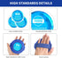 samply Small Gel Ice Packs for Boo Boos, Cold Packs for Injuries Reusable Pain Relief, Headaches and Toothaches,Eyes, Face, 5 Pack Mini Round Ice ...