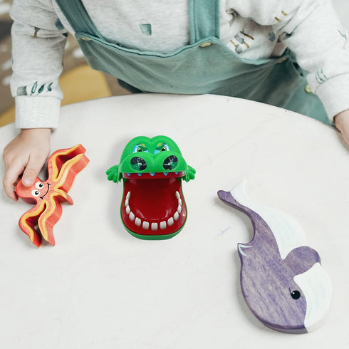 PJJ Alligator Dentist Game Crocodile Teeth Game Alligator Tooth Game Crocodile Game with Teeth Alligator Game Push Teeth Down (Crocodile)...