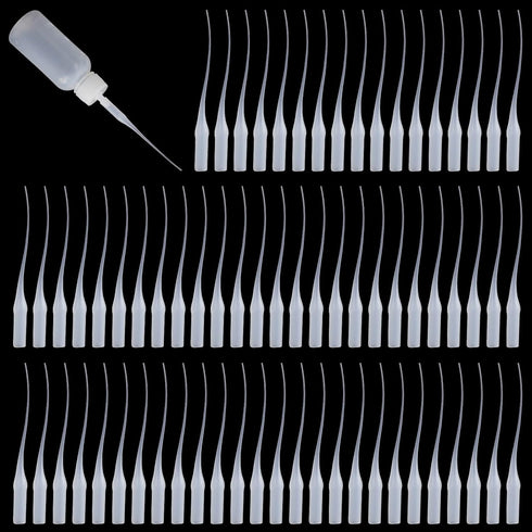 PH Pandahall Glue Tips, 350pcs Plastic Glue Micro-Tips Glue Extender Precision Applicator for Nozzle Bottle Glue Arts Crafts Hobby Projects Guitar...