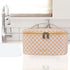KITENROM Preppy Makeup Bag Travel Cosmetic Bags for Women Girls Multi-color Checkered Plaid Small Pouch Toiletry Bag Organizer Case Waterproof Cut...