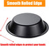 5Inch Mini Pie Pans, Pie Plates for Baking, 7.8Oz Round Bakeware Set for Baking Pies, Cakes, Tarts, Desserts - Black...