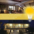Vgogfly Dusk to Dawn Yellow Bug Light Bulb Smart Amber Bug Lighting Lamp 7W E26/E27 Automatic On/Off, Indoor/Outdoor Yard Porch Patio Garage Garde...