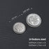 14 Pieces Silver Metal Blazer Button Set 23mm 18mm Blazer Buttons Men Metal Suit Buttons for Men Silver Buttons for Blazer,Suits,Sport Coat,Unifor...