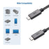 Cable Matters Braided Long USB C Cable 10 ft with 100W Power Delivery, Fast Charging and 480Mbps Data Transfer, Compatible with MacBook Pro, XPS, ...